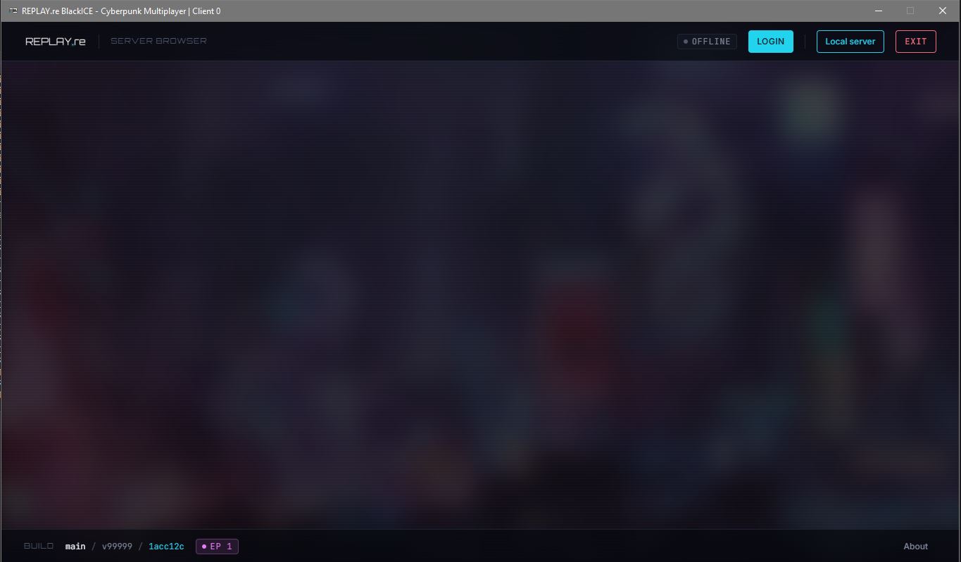 Main menu